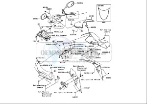 ZX-10R NINJA - 1000 cc (EU) drawing COWLING