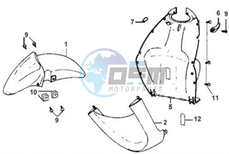 FR PLATE / FRONT FENDER