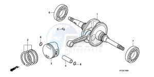 PES1509 Europe Direct - (ED / 2ED) drawing CRANKSHAFT/PISTON