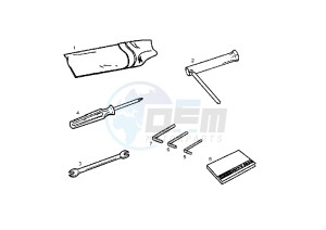 SENDA R EURO 2 - 125 drawing TOOLS