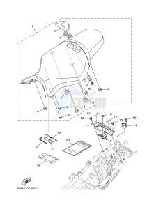 MTN-1000D MT-10 SP MT-10 SP (BW84) drawing SEAT