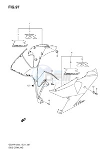 GSX-R1000 drawing SIDE COWLING HTL