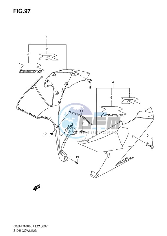 SIDE COWLING HTL