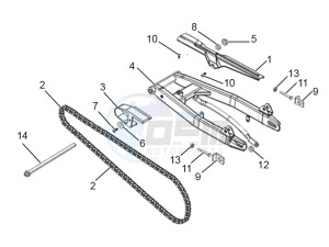 ETX 150 drawing Swing arm