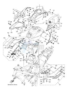 MTN250 MTN-250 MT-250 (B043) drawing FUEL TANK 2