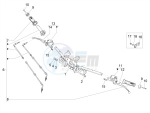 MEDLEY 125 4T IE ABS E4 2020 (APAC) drawing Handlebars - Master cil.