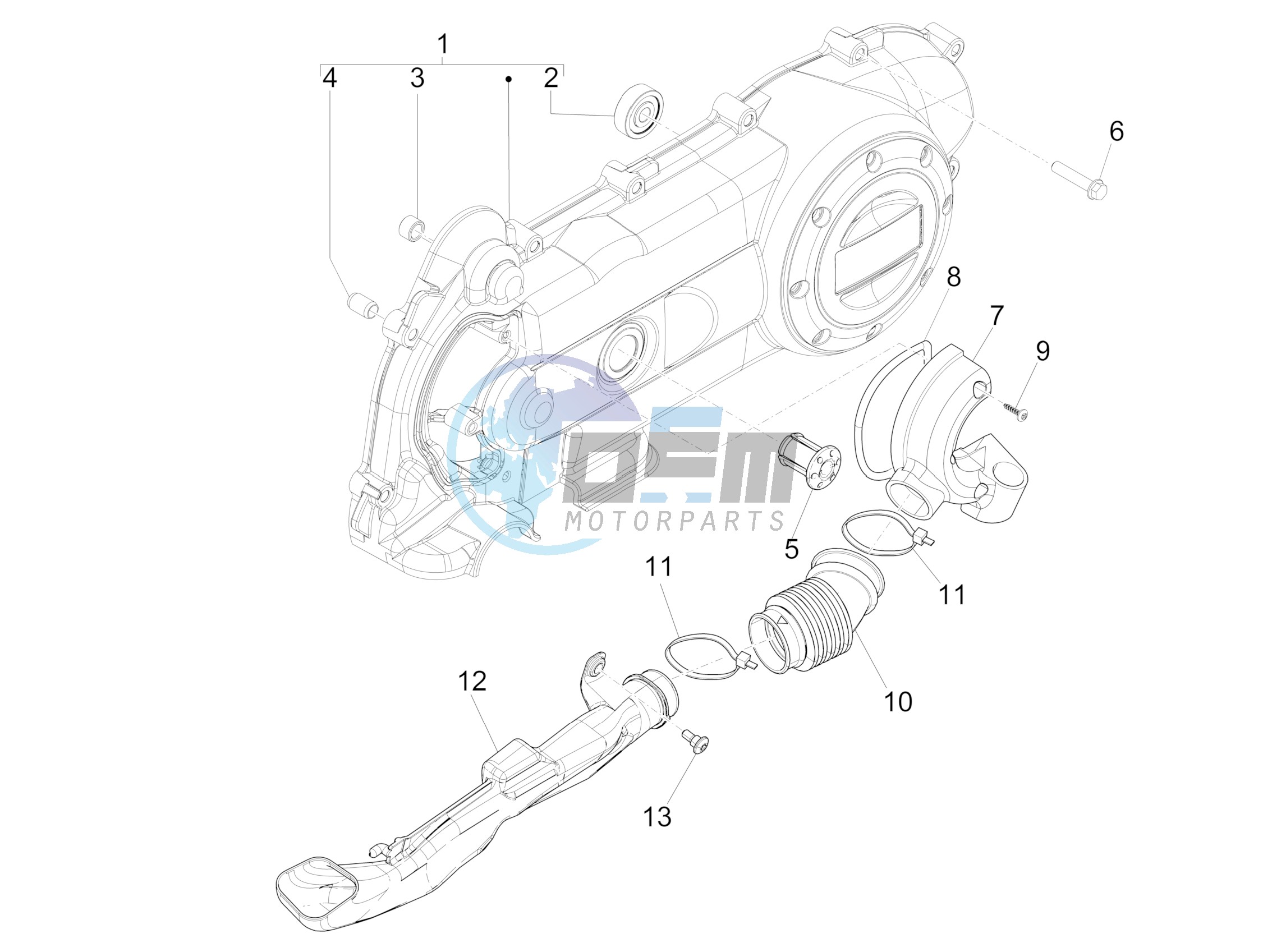 Crankcase cover - Crankcase cooling