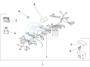 Zip 50 4T drawing Main cable harness