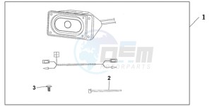 NT700VA Europe Direct - (ED) drawing FRONT SPEAKER SET