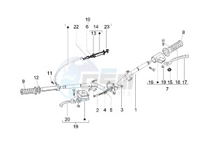 Liberty 4T RST 50 drawing Handlebar