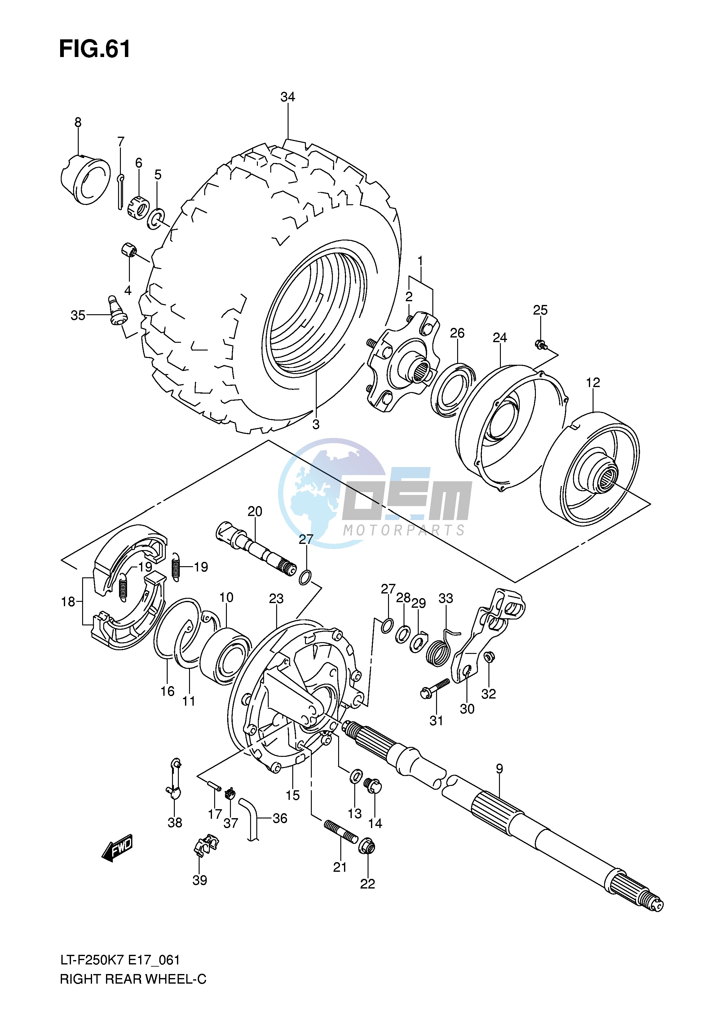 RIGHT REAR WHEEL