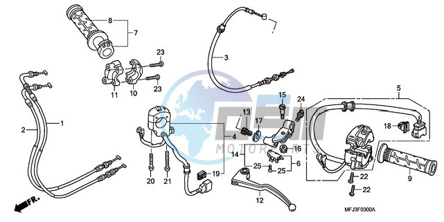 HANDLE LEVER/SWITCH/CABLE