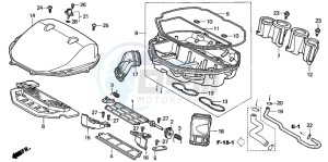 CBR900RR drawing AIR CLEANER (CBR900RRY,1/RE1)