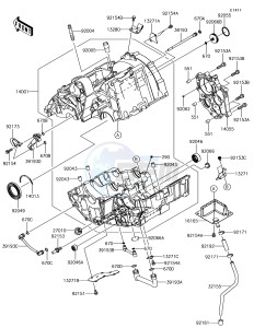 VERSYS 650 ABS KLE650FHF XX (EU ME A(FRICA) drawing Crankcase