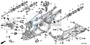 TRX420FA1F TRX420 Europe Direct - (ED) drawing FRAME BODY