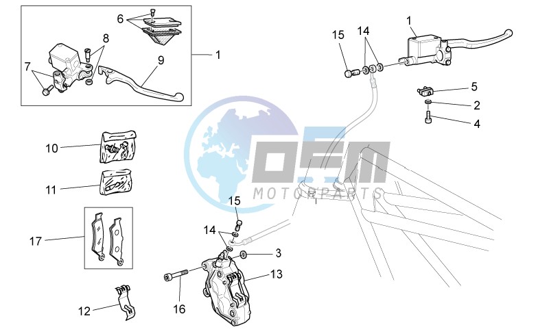 Front brake system