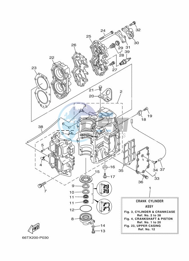 CYLINDER--CRANKCASE