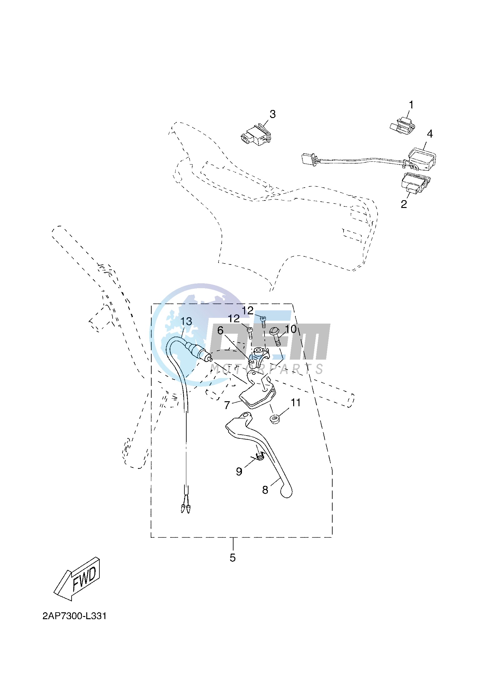 HANDLE SWITCH & LEVER