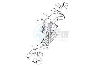 XV VIRAGO 250 drawing FENDER