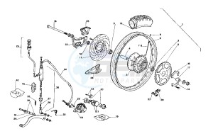 Tuareg Rally 50 drawing Rear Wheel