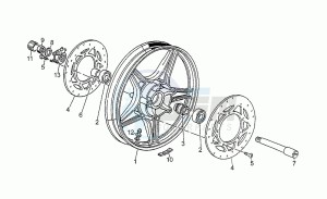 V 35 350 Carabinieri - PA Carabinieri/PA drawing Front wheel