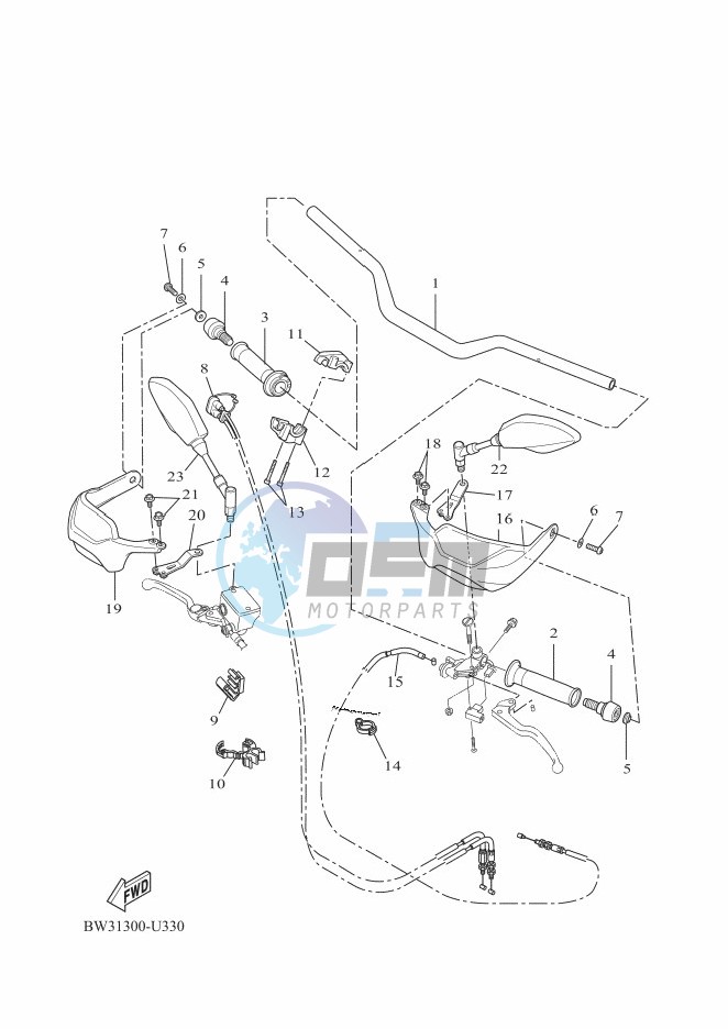 STEERING HANDLE & CABLE