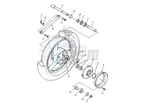 XJ S DIVERSION 900 drawing REAR WHEEL