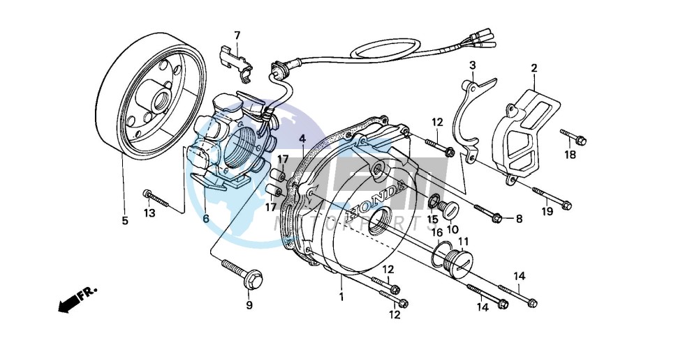 LEFT CRANKCASE COVER