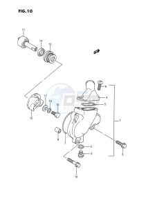 LT250R (E1) drawing WATER PUMP