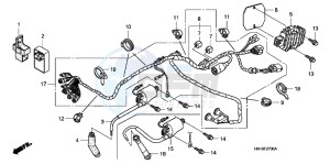 TRX400XD TRX400XD Australia - (U) drawing WIRE HARNESS