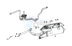 JET 4 50cc drawing EXHAUST