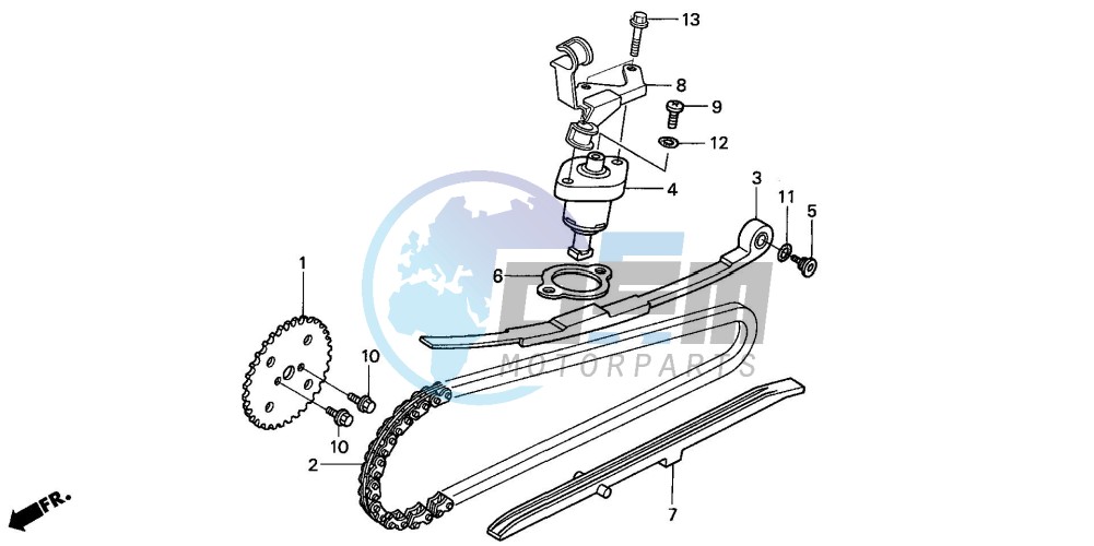 CAM CHAIN/TENSIONER