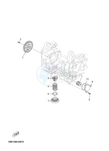 X-MAX125 XMAX 125 EVOLIS 125 (2ABB 2ABB) drawing OIL PUMP