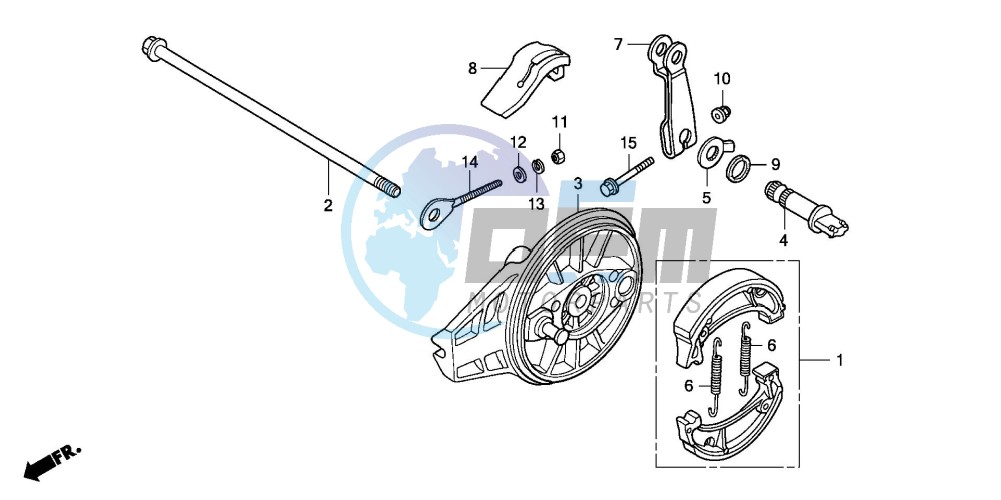 REAR BRAKE PANEL