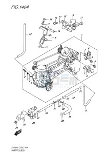 SV650 ABS EU drawing THROTTLE BODY