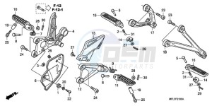 CBR1000RA9 France - (F / ABS CMF MME) drawing STEP