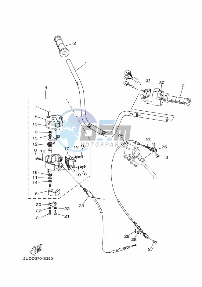 STEERING HANDLE & CABLE