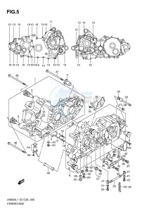 AN650 (E3-E28) Burgman drawing CRANKCASE