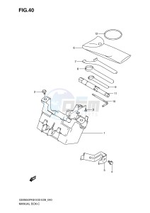 GSX650F (E3-E28) Katana drawing MANUAL BOX