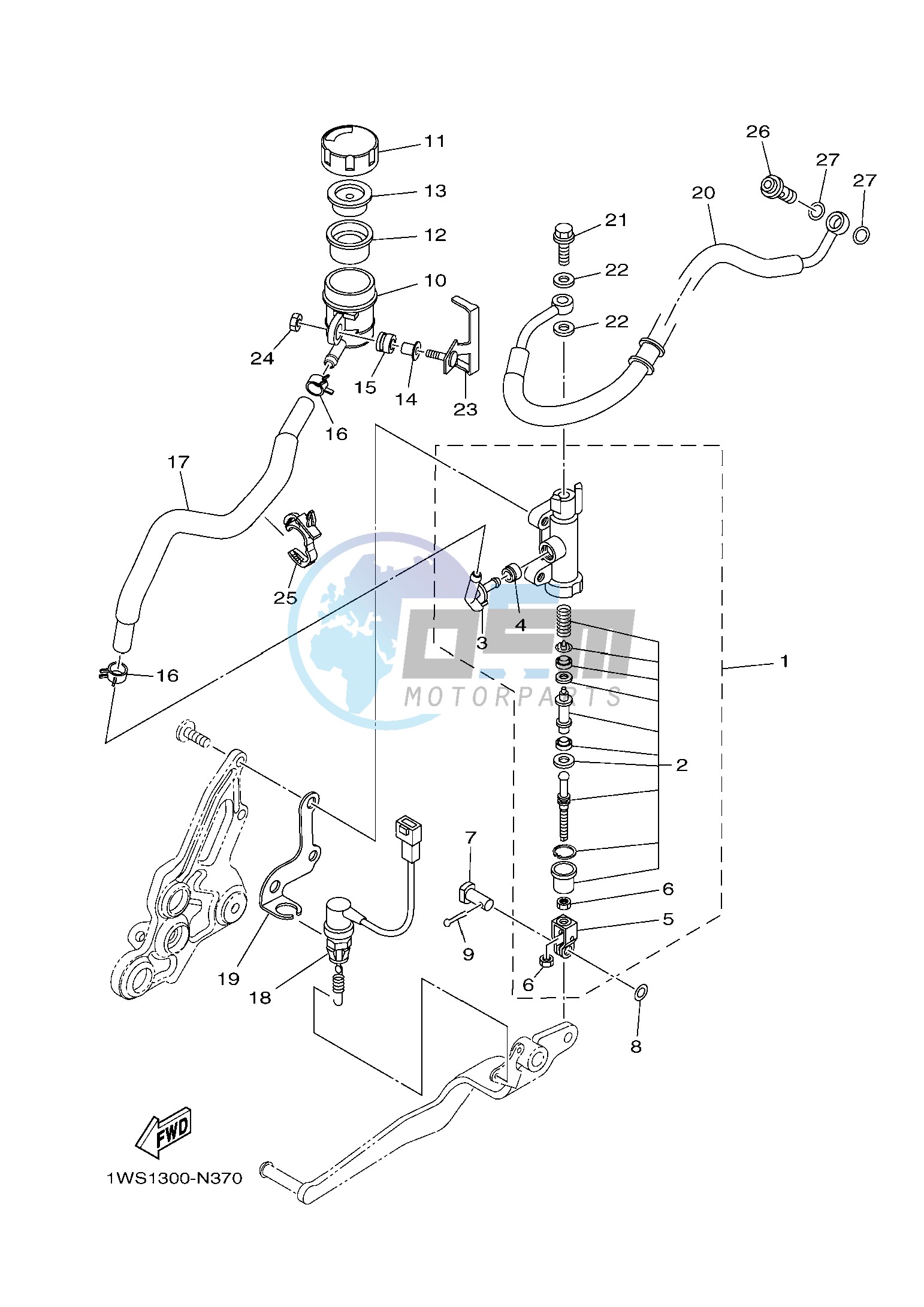 REAR MASTER CYLINDER