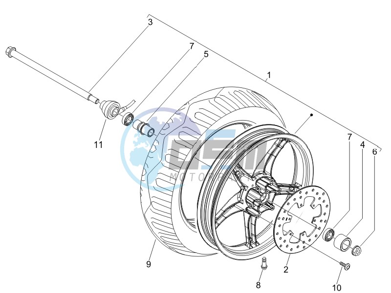 Front wheel