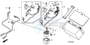 CB600F3A Europe Direct - (ED / ST) drawing BATTERY