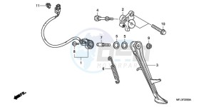 CBR1000RR9 France - (F / MK) drawing STAND