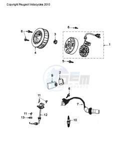 KISBEE A SZ drawing IGNITION PART