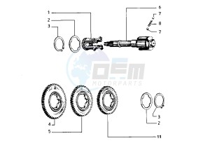 FL2 HP 50 drawing Counter shaft 3 speed