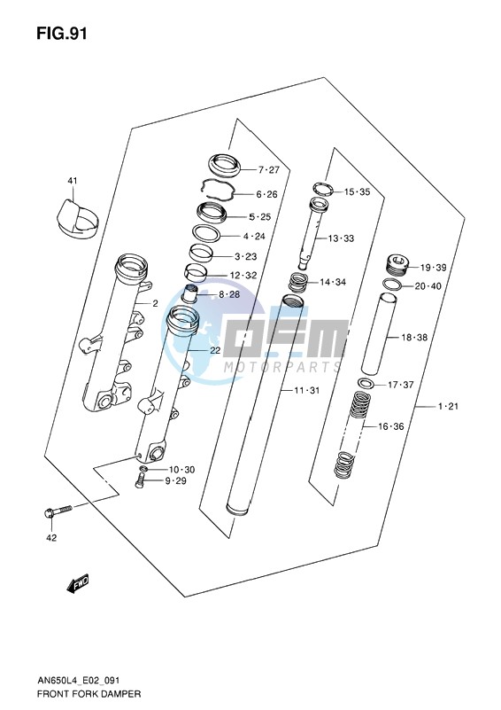 FRONT FORK DAMPER