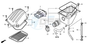 CBR125RW drawing AIR CLEANER (CBR125RW7)