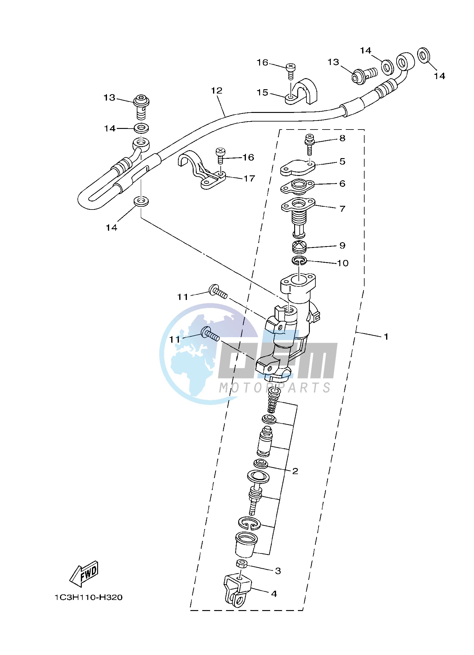 REAR MASTER CYLINDER