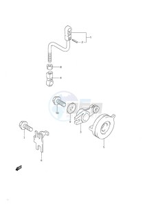 DF 9.9 drawing Throttle Control Non-Remote Control