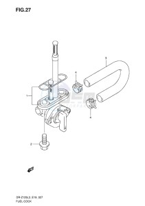 DR-Z125 EU drawing FUEL COCK